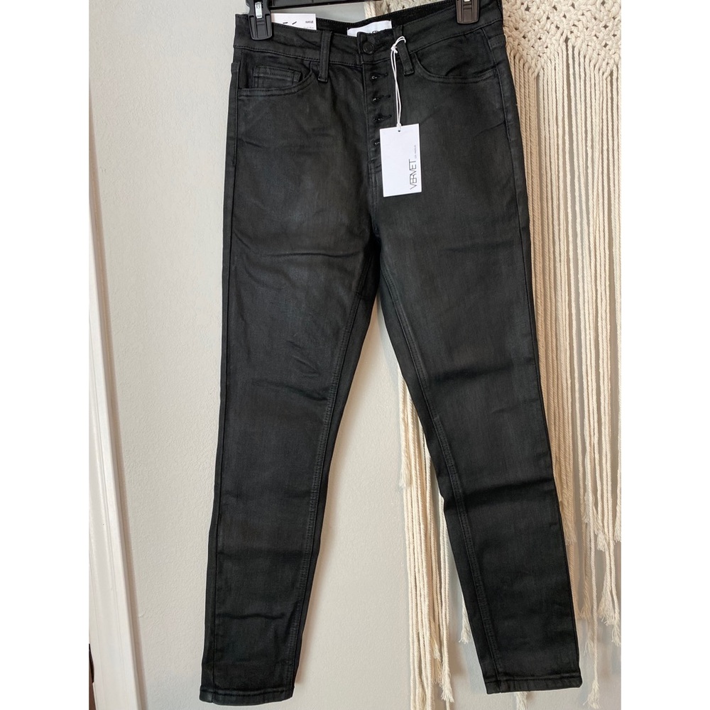 NWT, Vervet, Size 26, Unconditional Coated High Rise